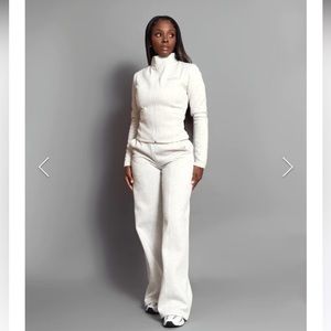 IRREGULAR EXPOSURE SWEATSUIT